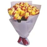 Букет из 25 желтых роз россии